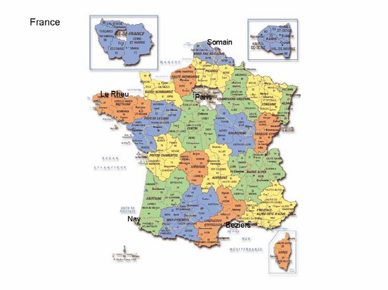 carte france